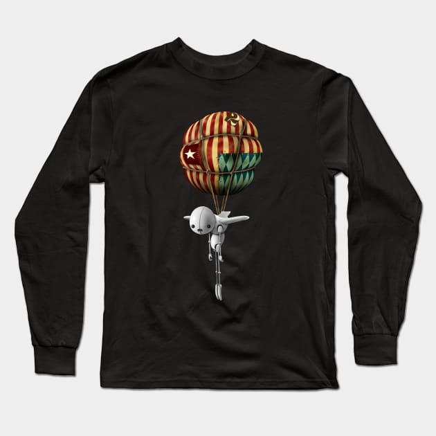 BalloonBot (original) Long Sleeve T-Shirt by Winterbourne Workshop